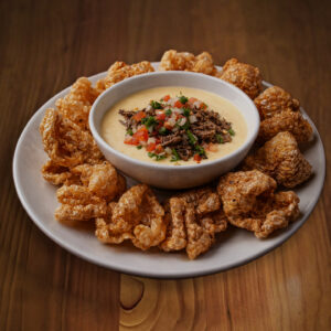 Brisket queso dip
