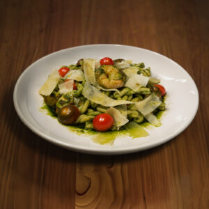 PESTO SHRIMP PASTA*